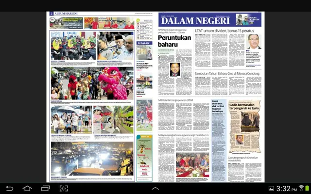 Utusan Malaysia android App screenshot 2