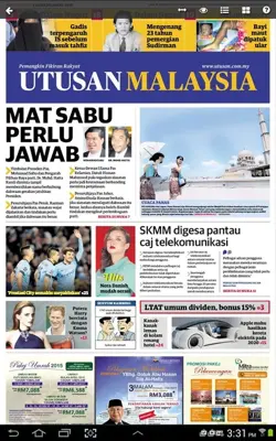 Utusan Malaysia android App screenshot 3