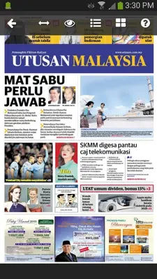 Utusan Malaysia android App screenshot 5